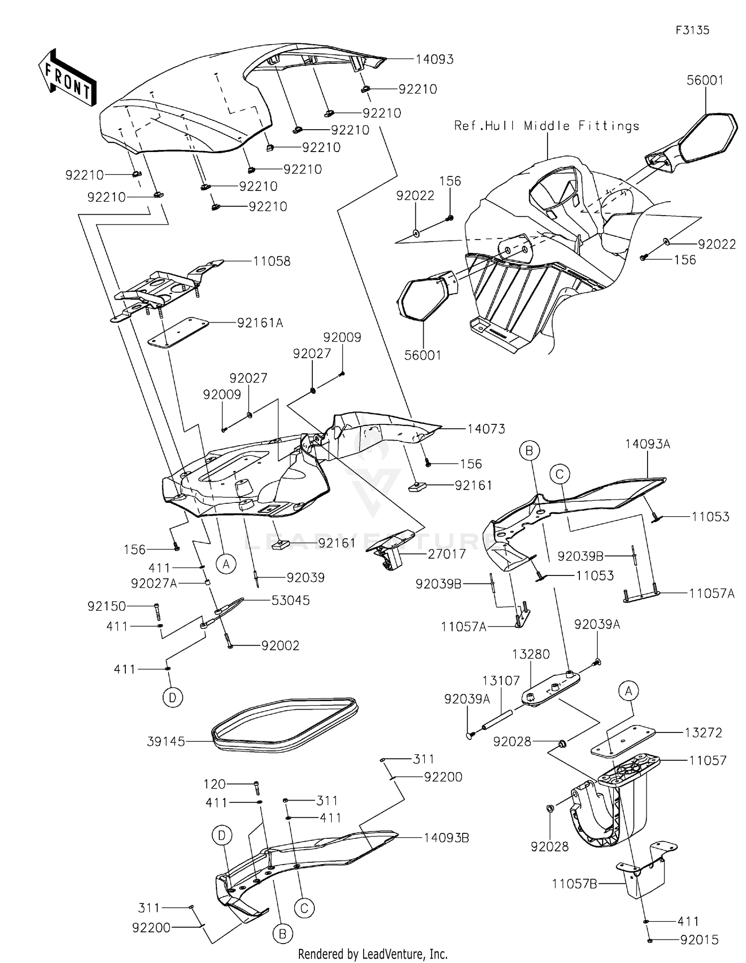Hull Front Fittings