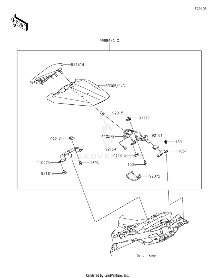 Accessory(Pillion Seat Cover) Schematic