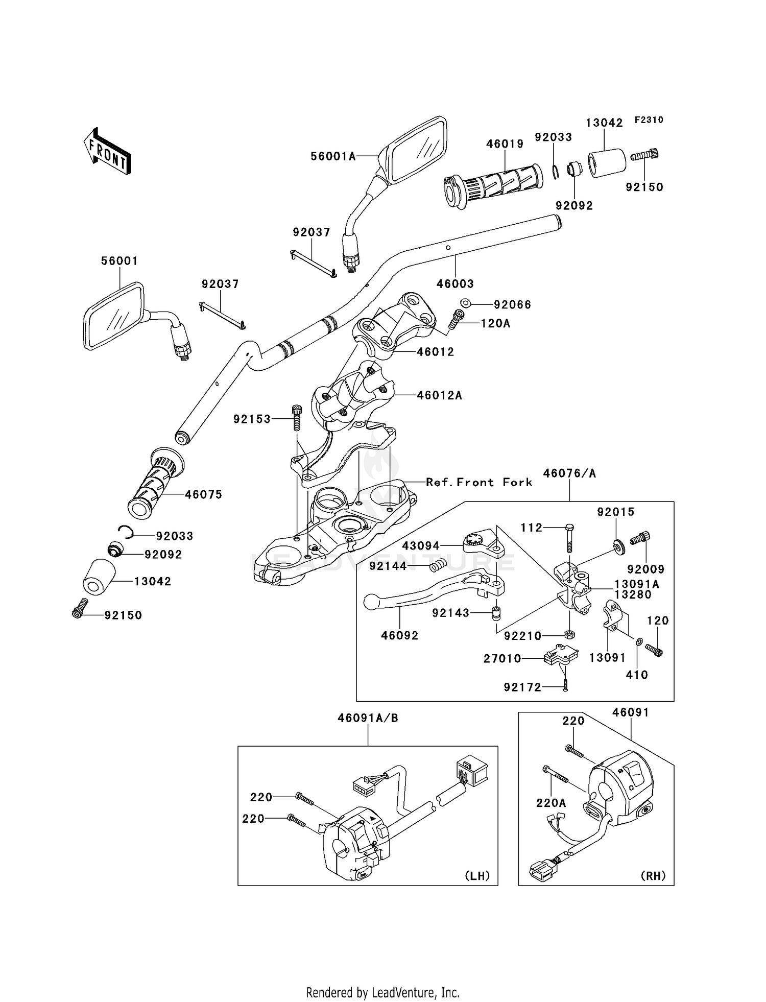 HANDLEBAR (A7F/A8F)