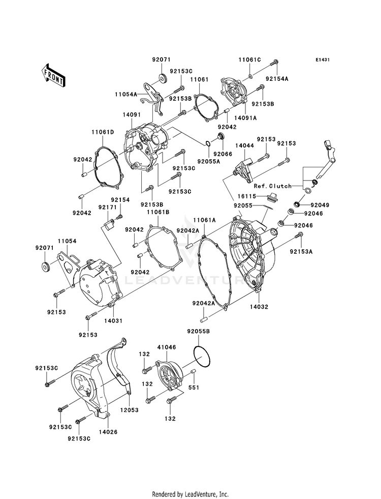 Engine Cover(S) Schematic
