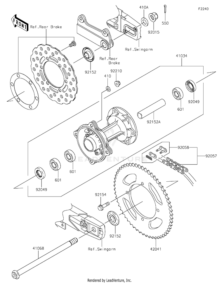 Rear Hub Schematic