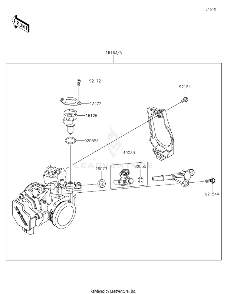 Throttle KL650HNFAL KLR650 Adventure (2022) Schematic