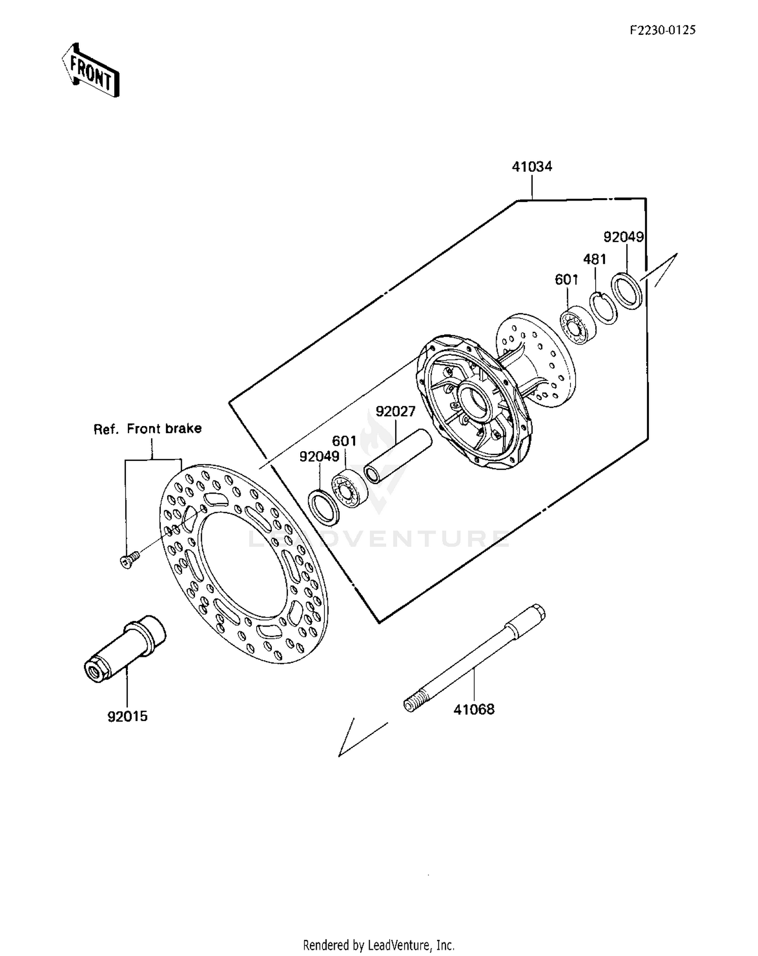 FRONT HUB