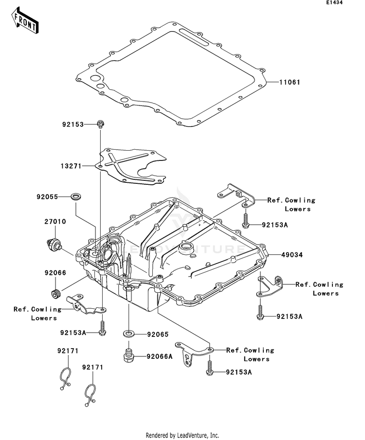 Oil Pan Schematic
