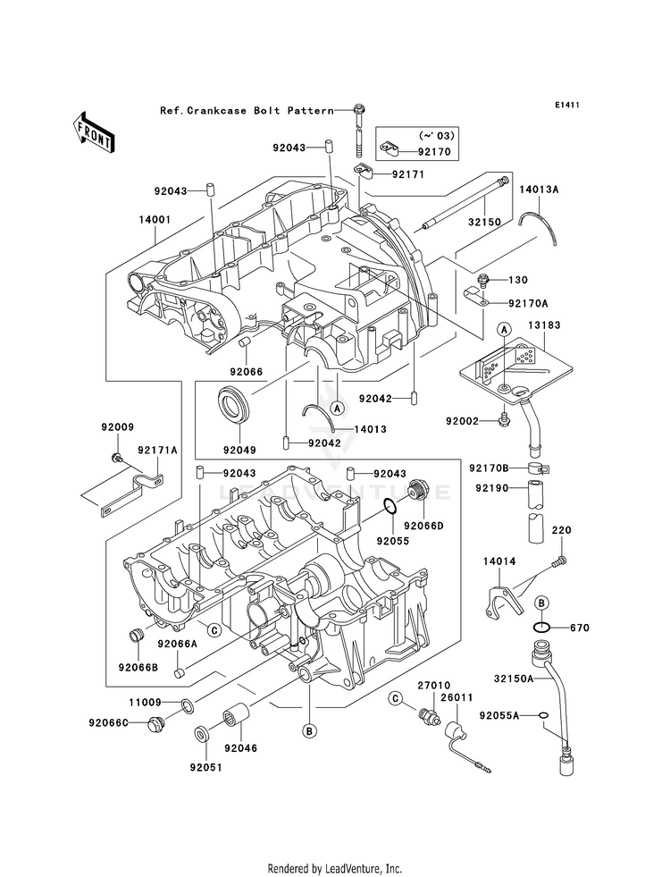 Crankcase Schematic