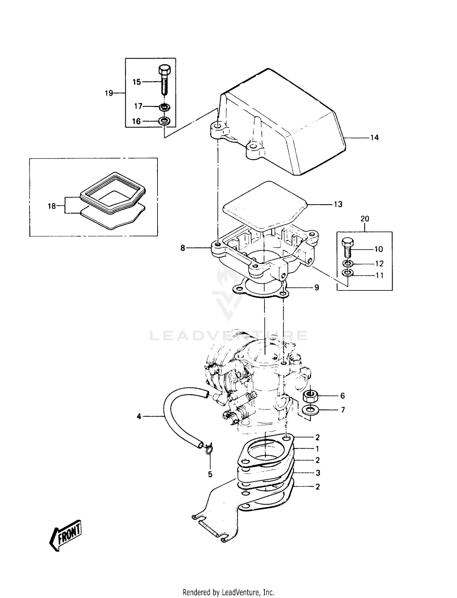 CARBURETOR BRACKETS/FLAME ARRESTER
