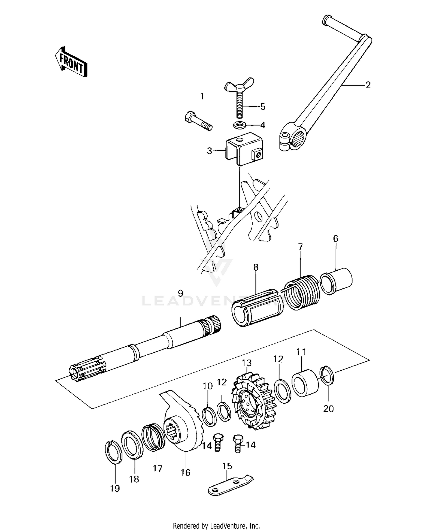 KICKSTARTER MECHANISM