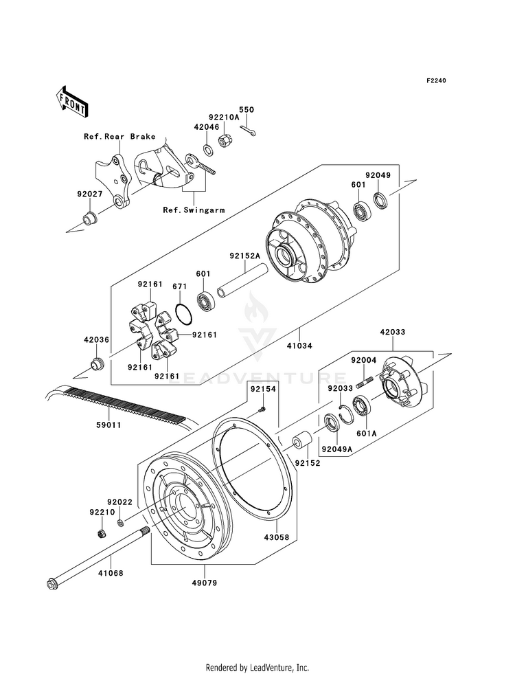 Rear Wheel/Chain Schematic