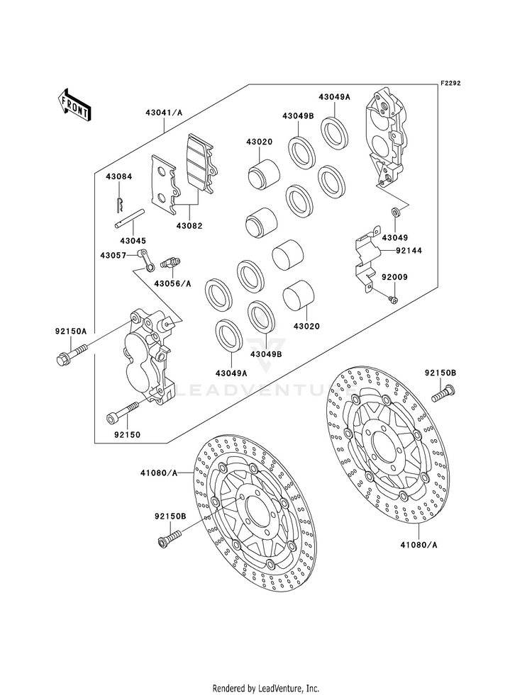 Front Brake Schematic