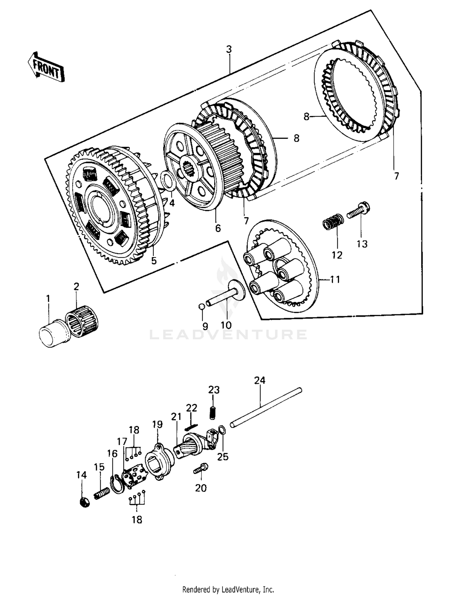 CLUTCH ('79-'80 B3/B4)