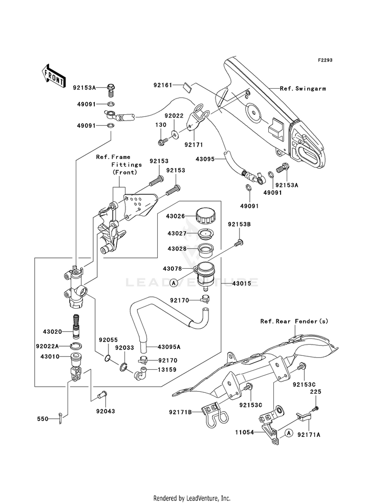 Rear Master Cylinder Schematic