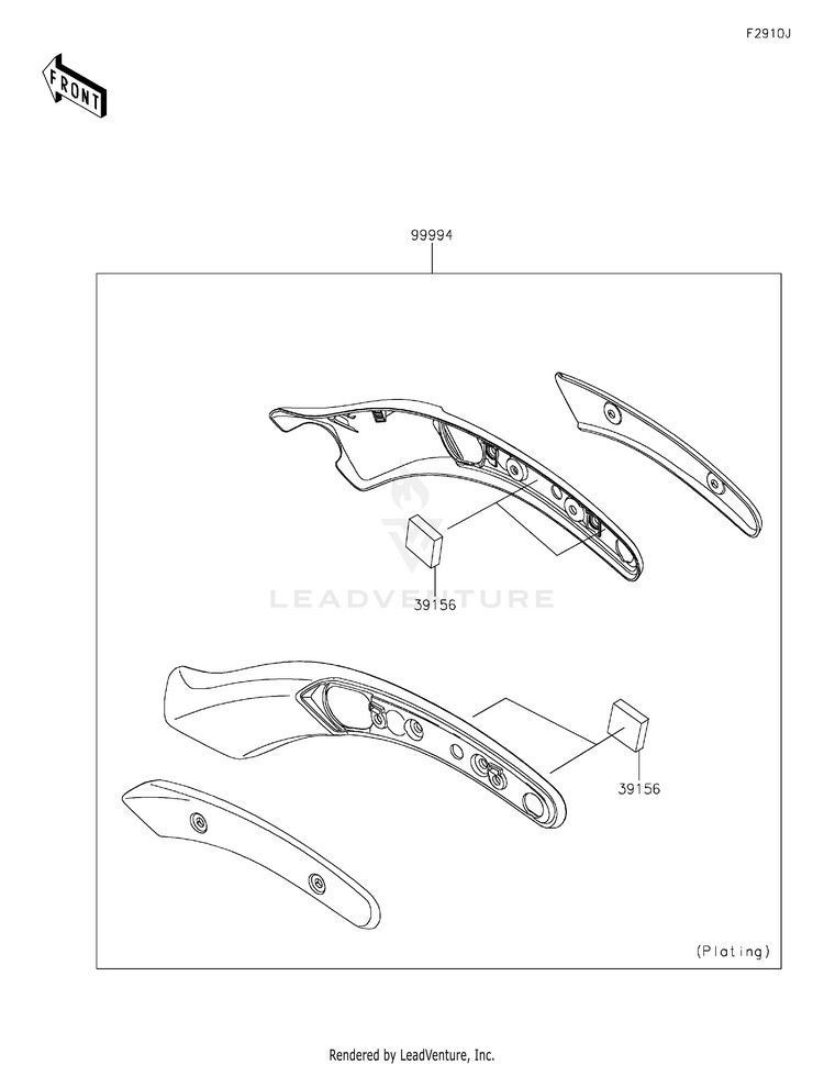 Accessory(Fender Strut Cover) Schematic