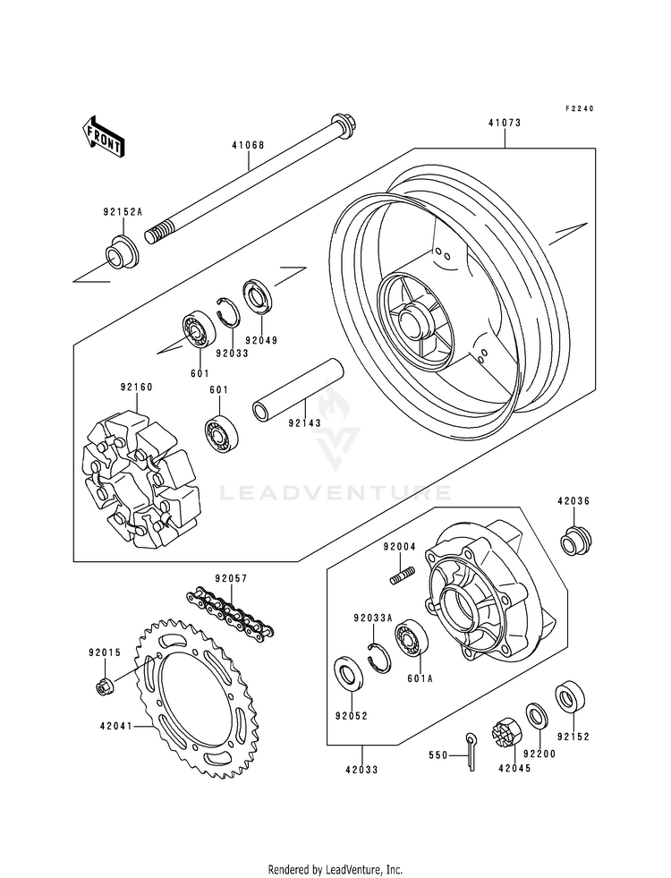 Rear Wheel/Chain Schematic