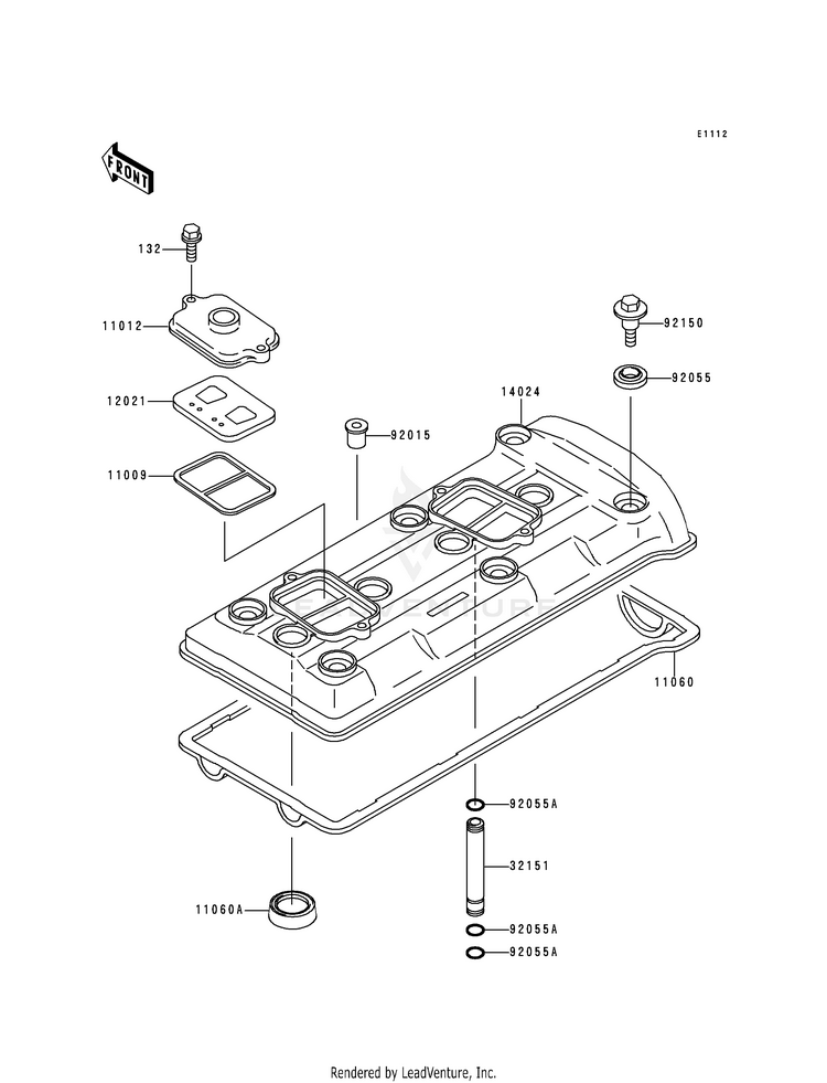 Cylinder Head Cover Schematic