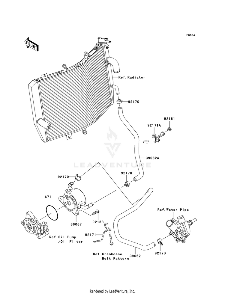 Oil Cooler Schematic