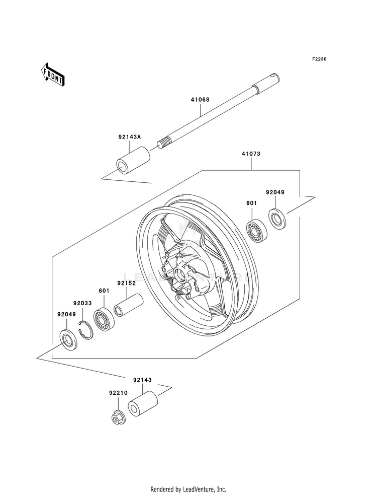 Front Wheel Schematic