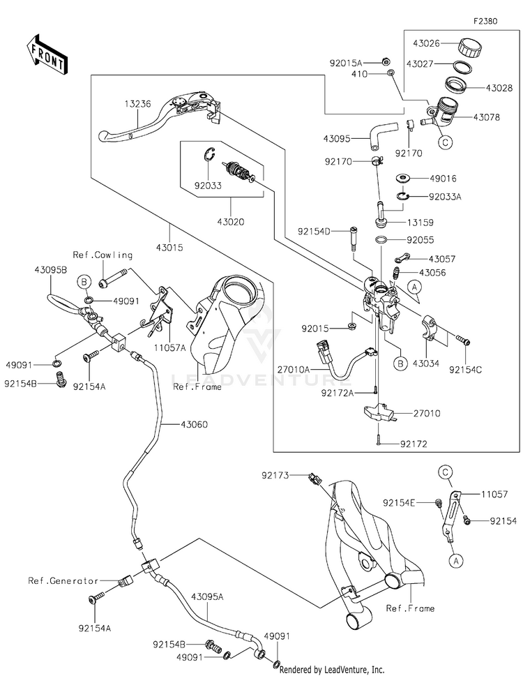 Clutch Master Cylinder Schematic