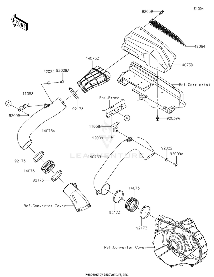 Air Cleaner-Belt Converter Schematic