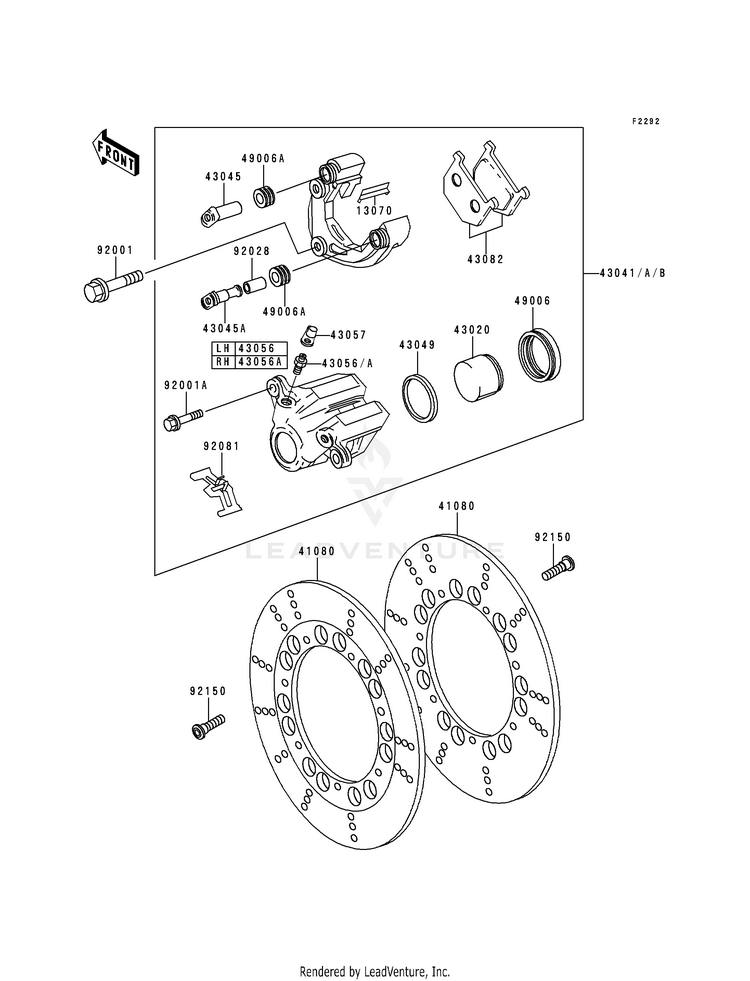 Front Brake Schematic