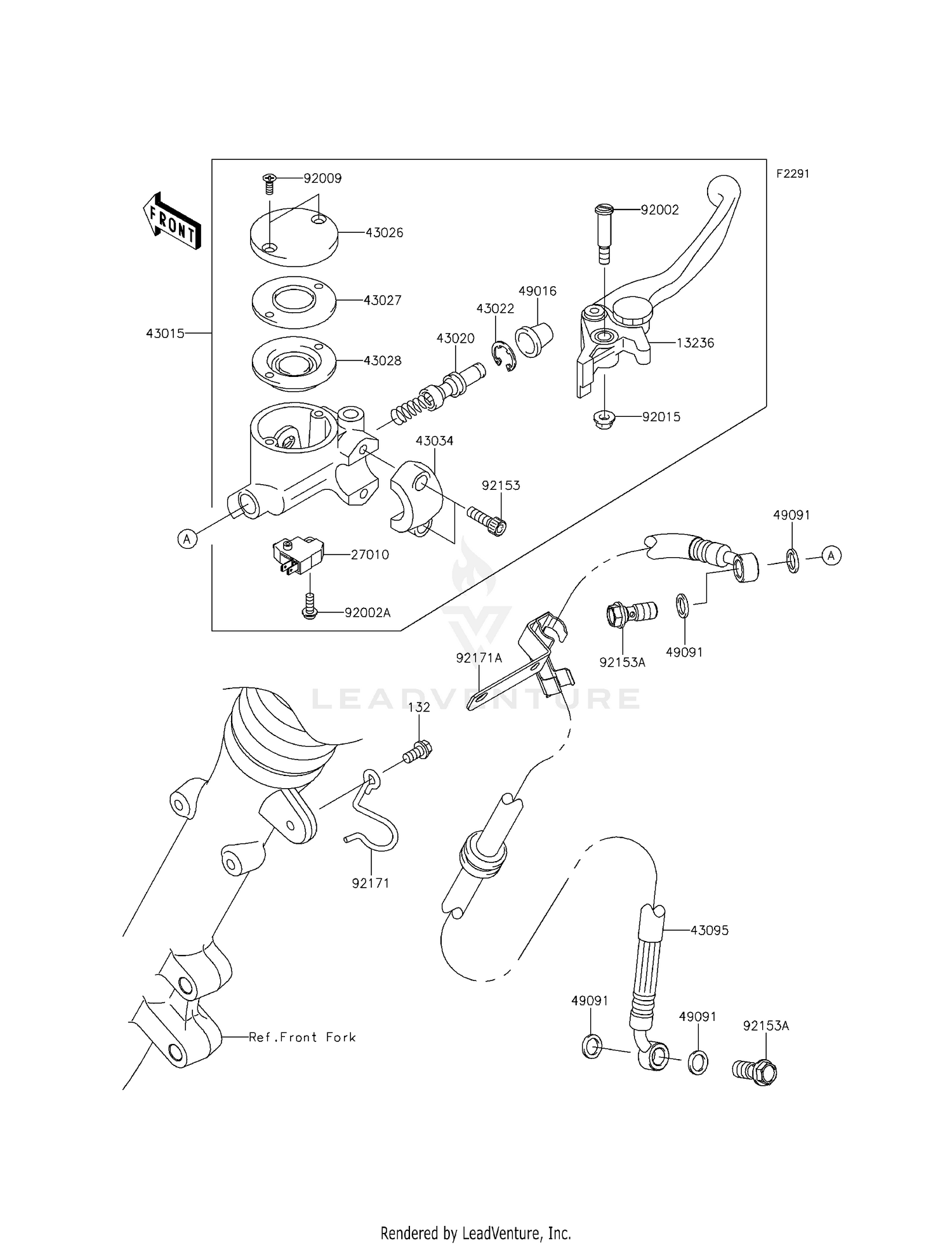 FRONT MASTER CYLINDER