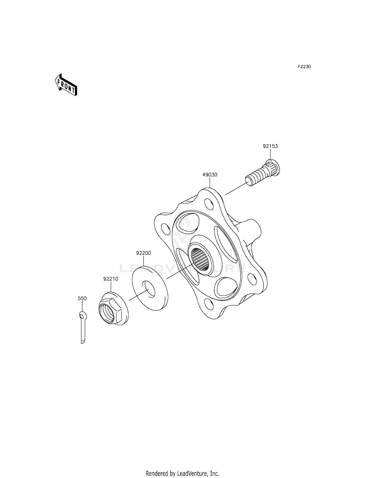 FRONT HUBS/BRAKES