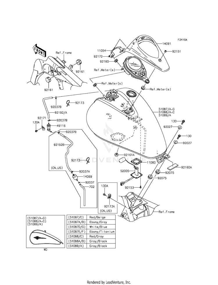 Fuel Tank (Dcf-Dff) Schematic