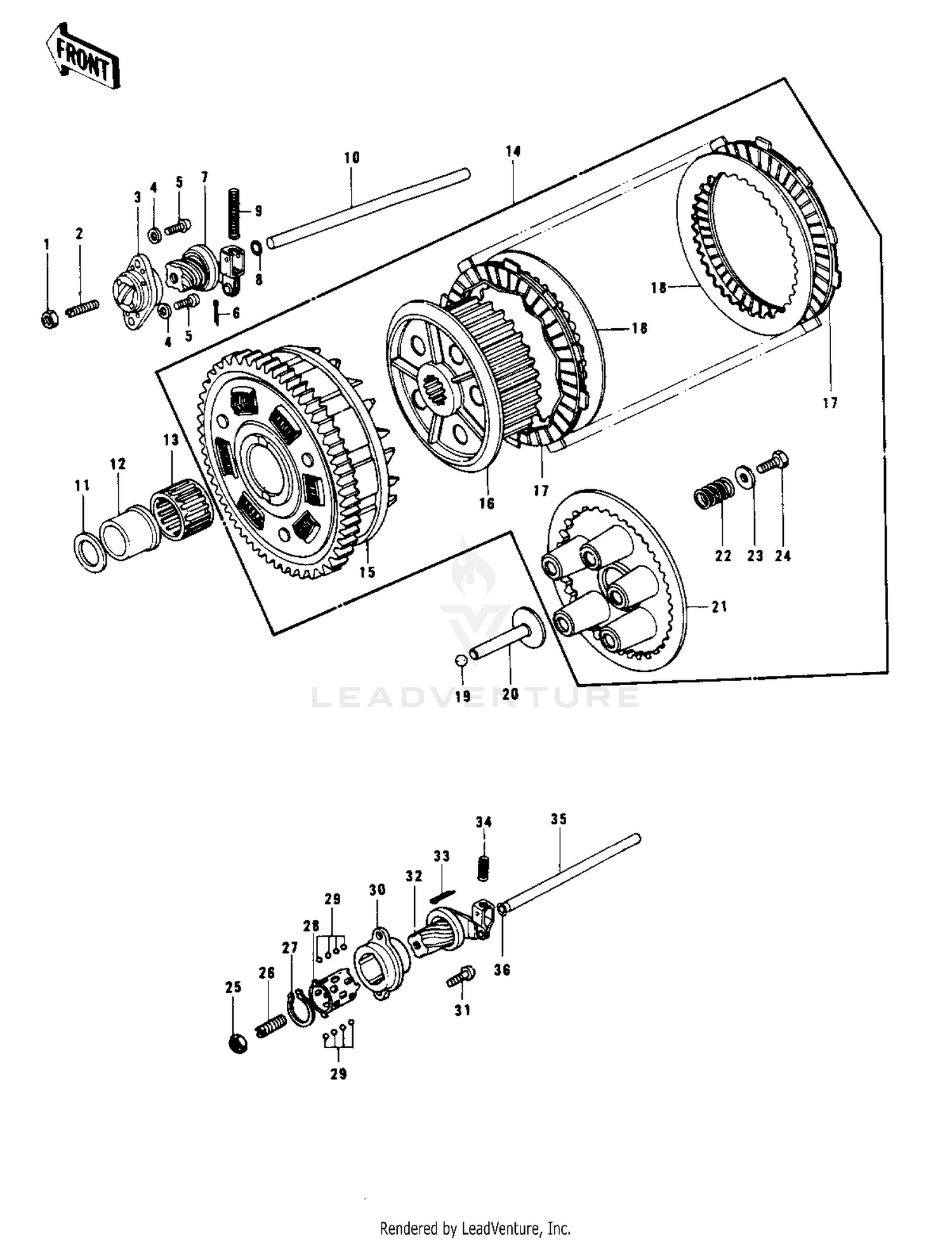 CLUTCH ('77-'78 B1/B2)