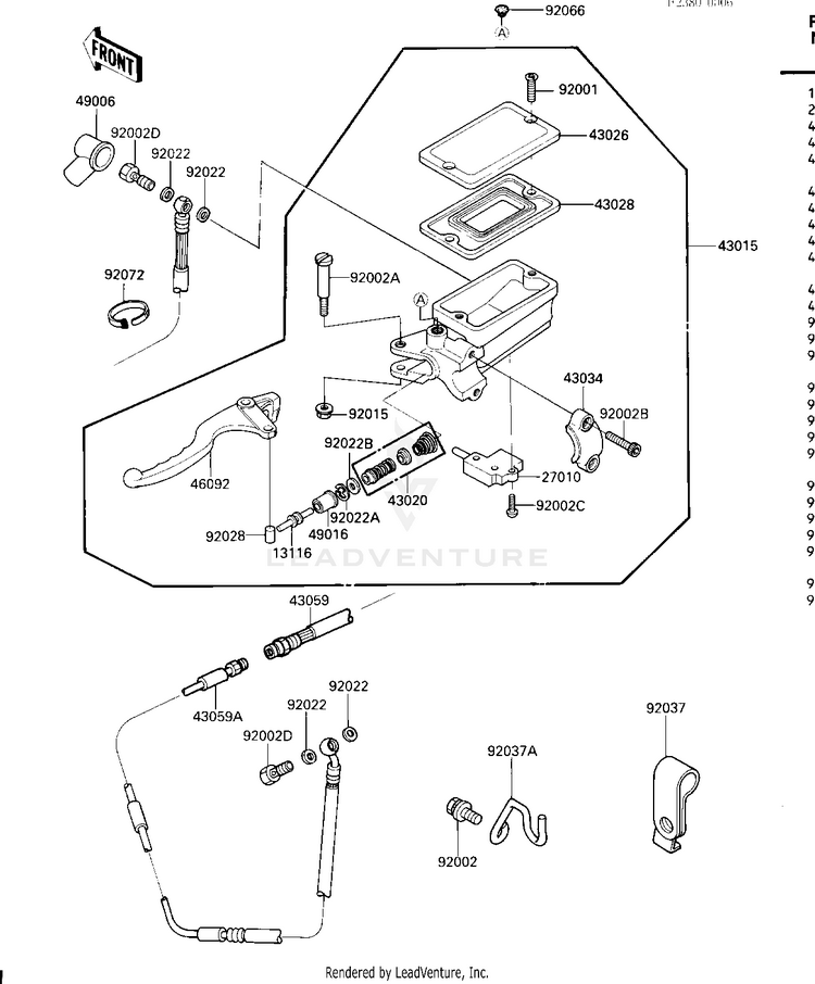 Clutch Master Cylinder Schematic