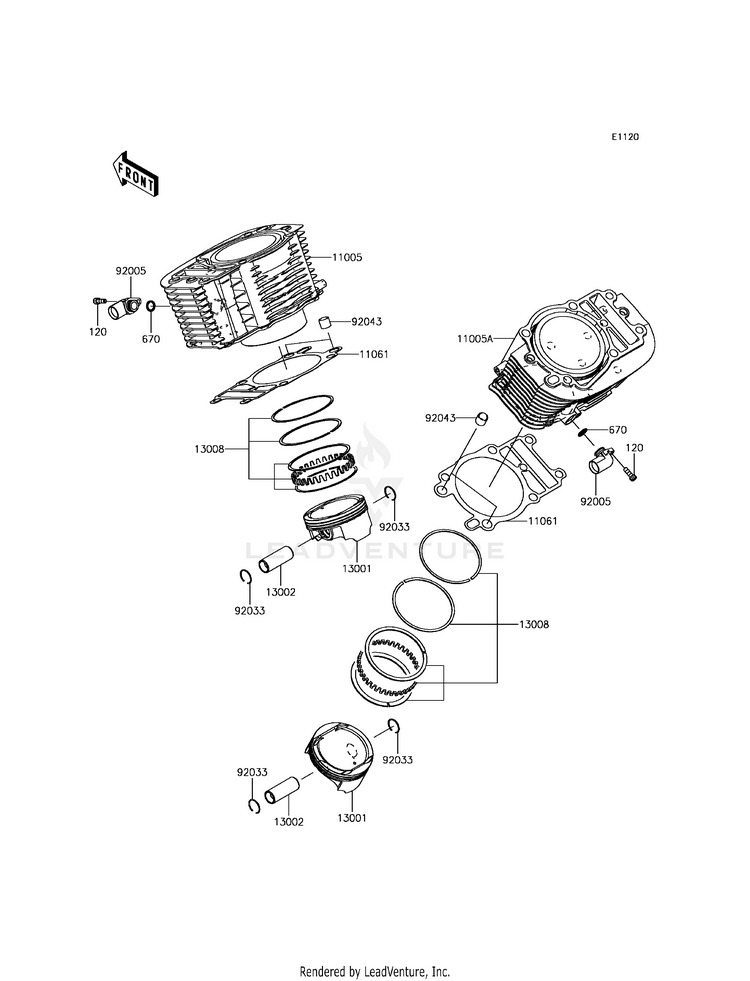 Cylinder/Piston(S) Schematic