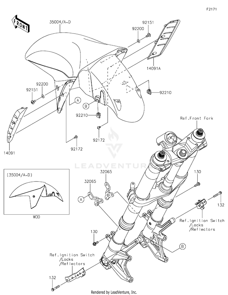 Front Fender(S) Schematic
