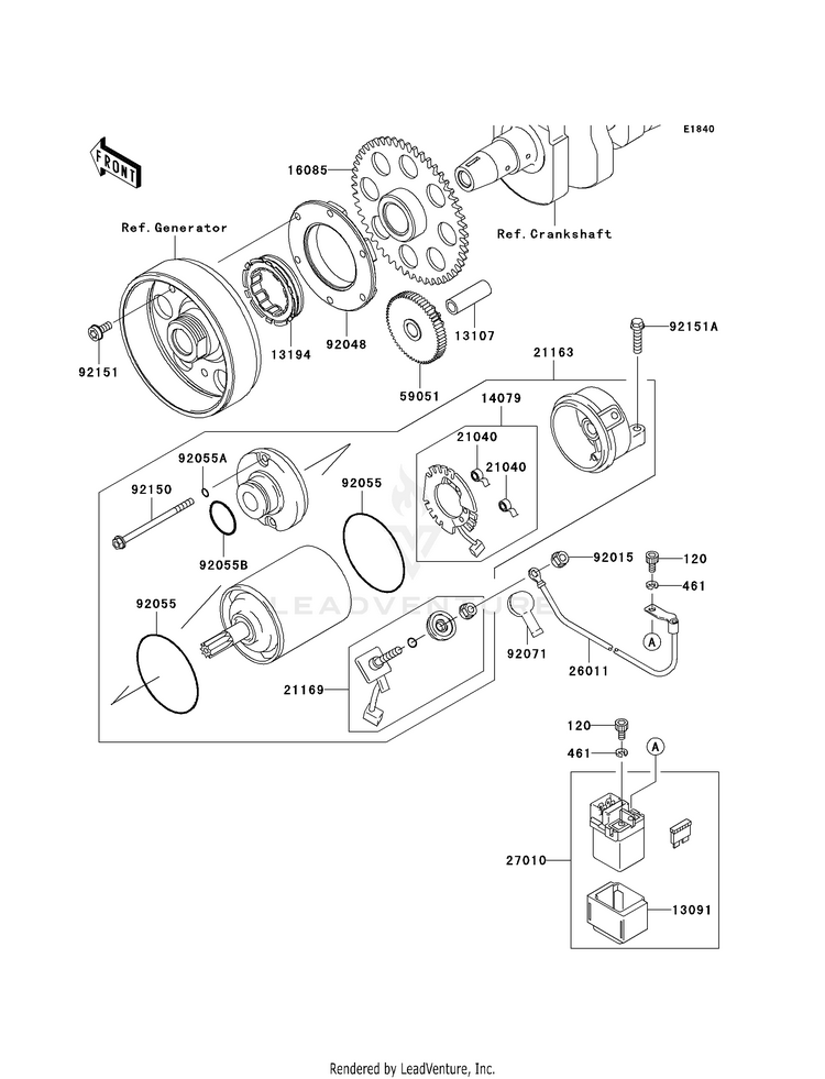 Starter Motor Schematic