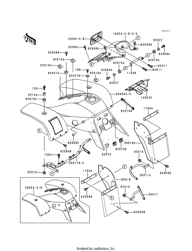 Front Fender(S) Schematic