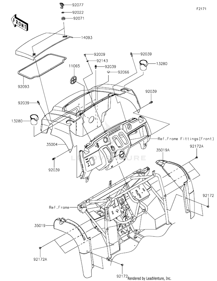 Front Fender(S) Schematic