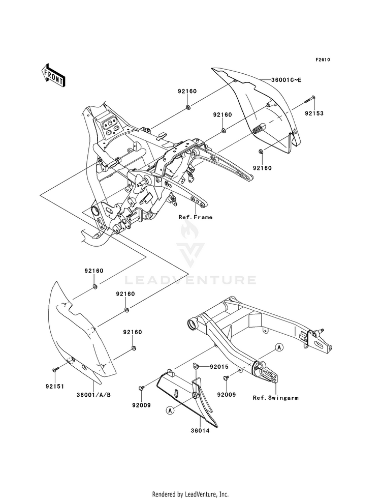 Side Covers/Chain Cover Schematic