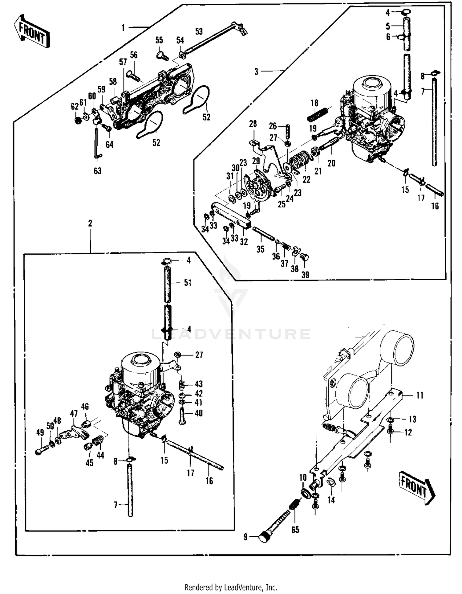 CARBURETOR ASSY (KZ400-S2)