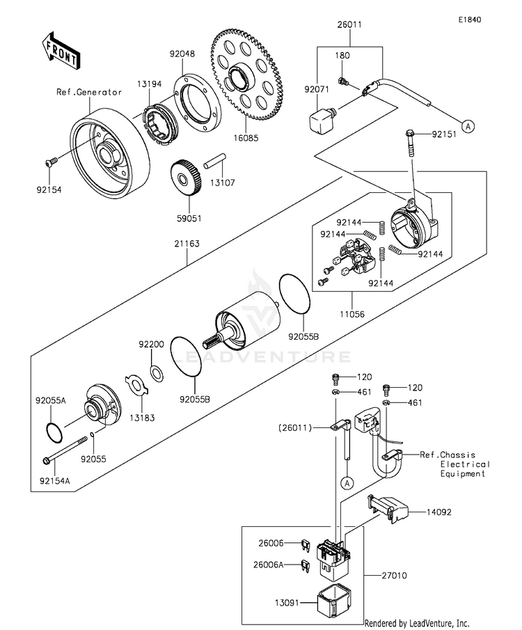 Starter Motor Schematic