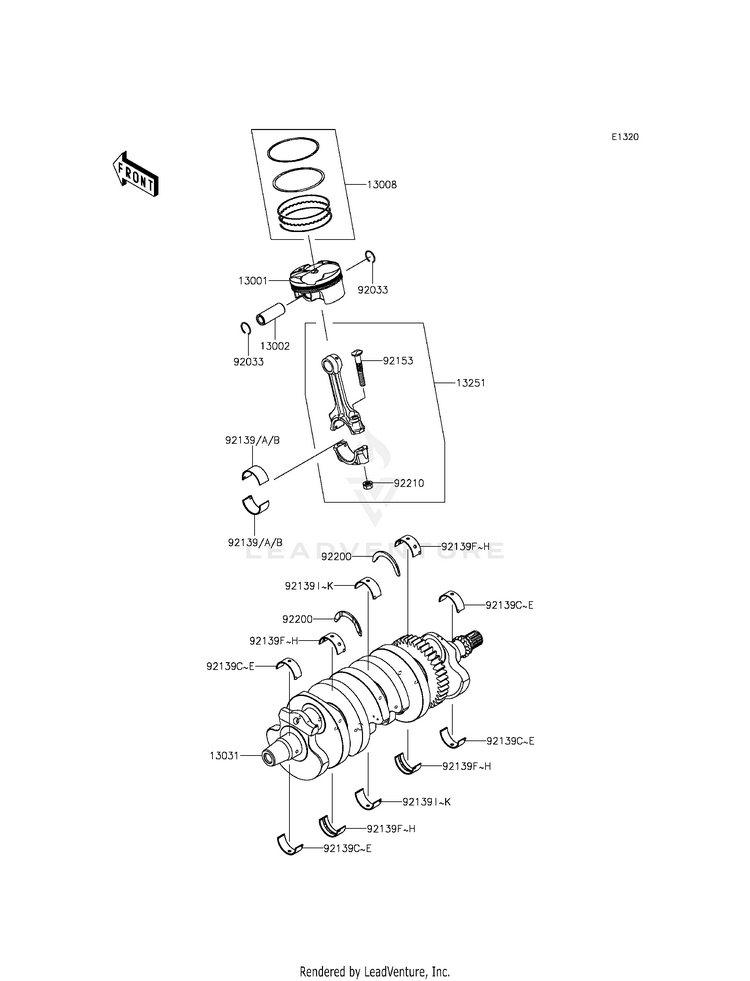 Crankshaft/Piston(S) Schematic