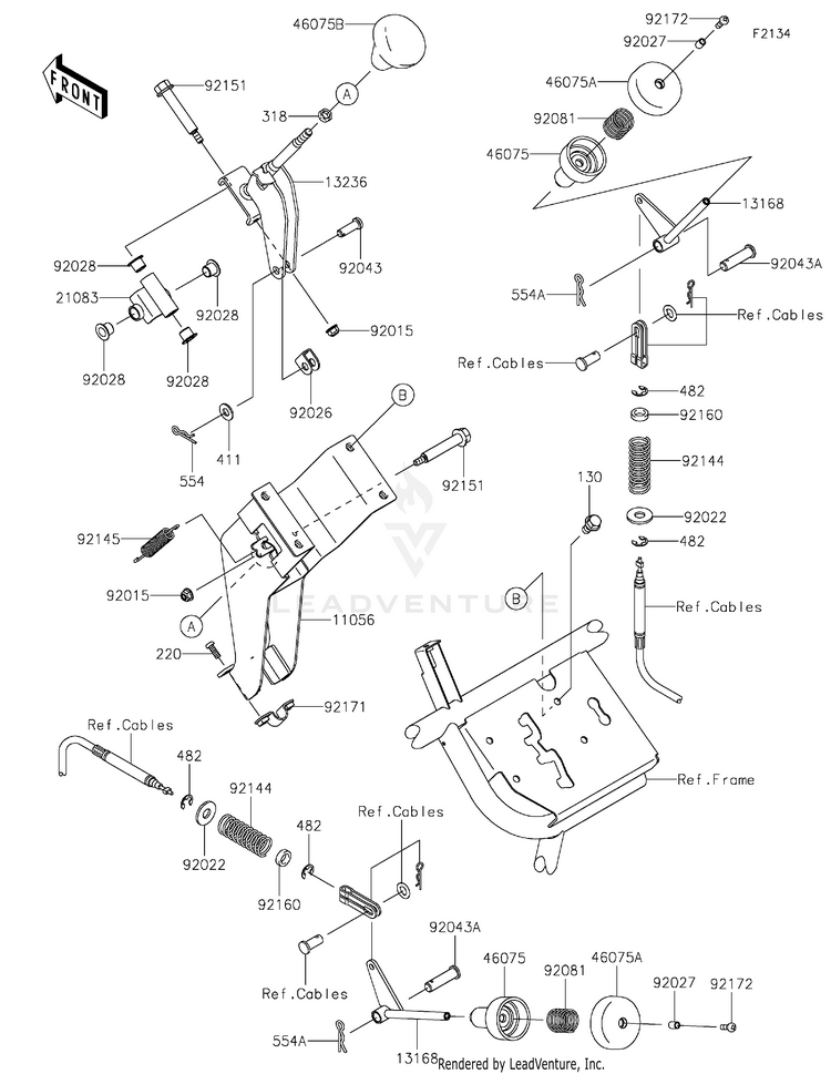 Shift Lever(S) Schematic