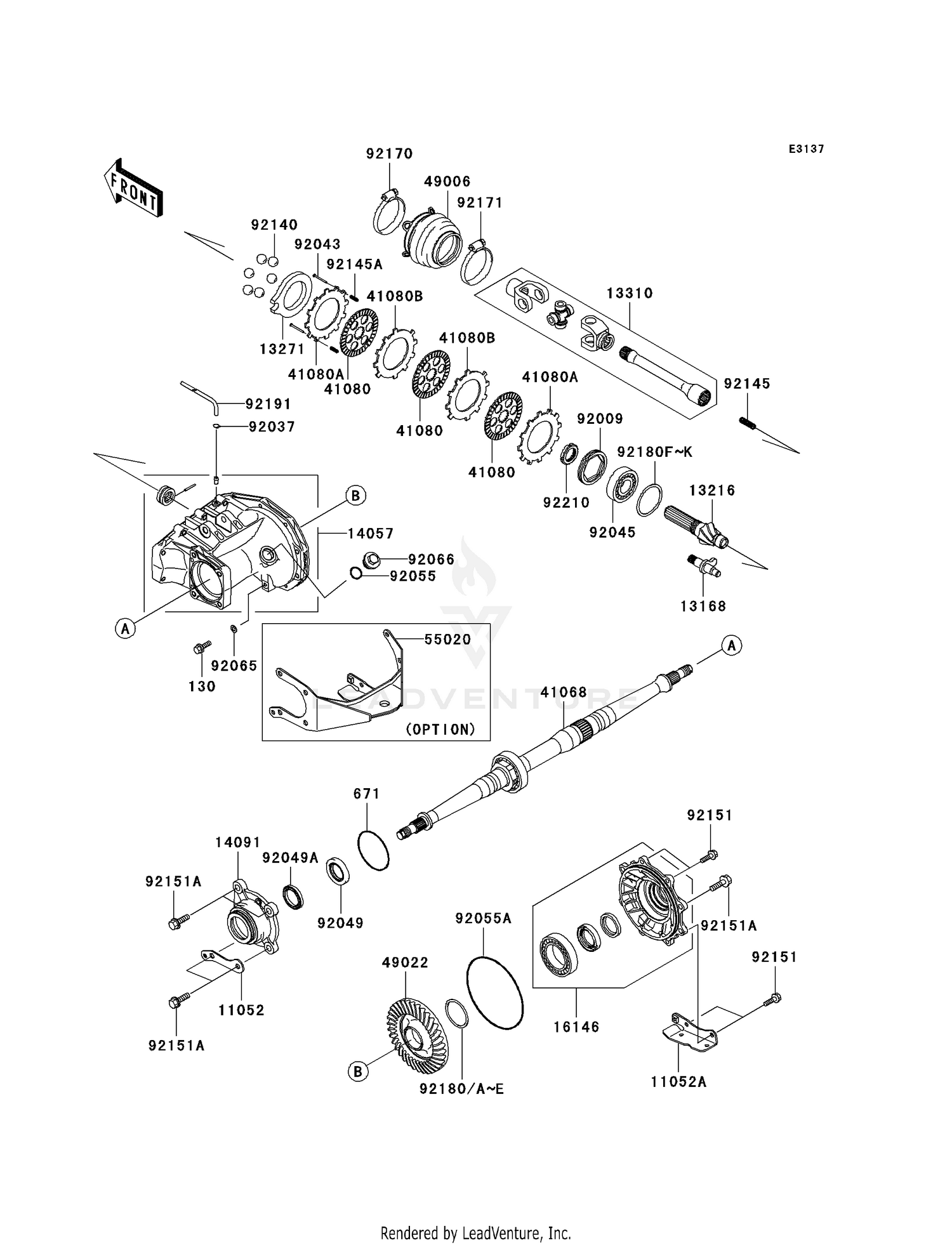 DRIVE SHAFT-REAR