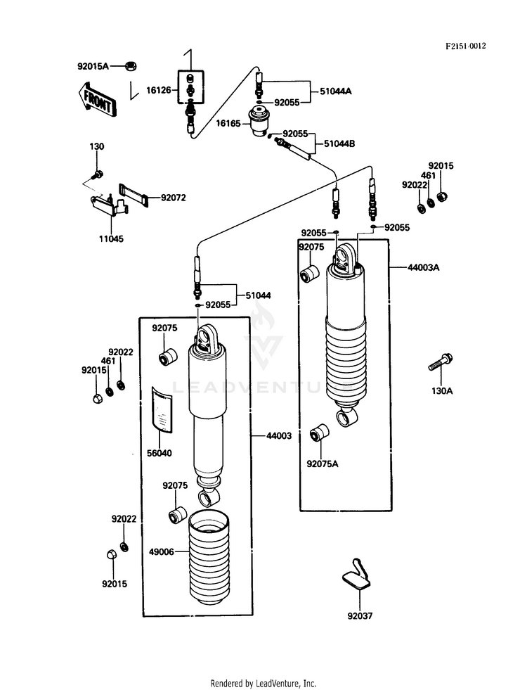 Suspension/Shock Absorber Schematic