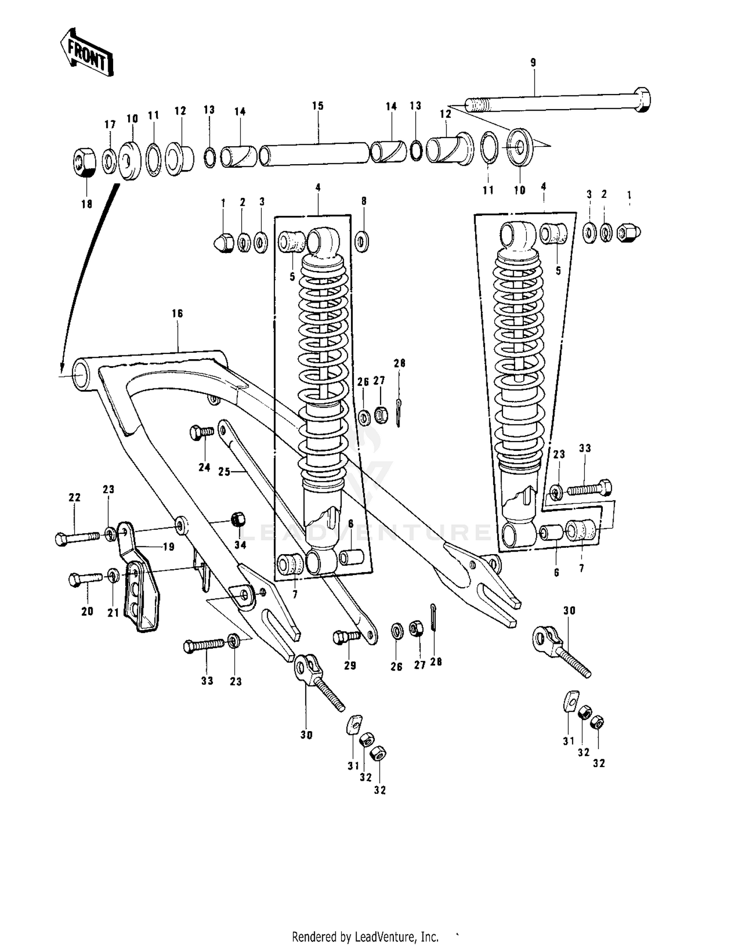 SWING ARM/SHOCK ABSORBERS