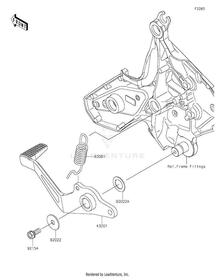 Brake Pedal Schematic
