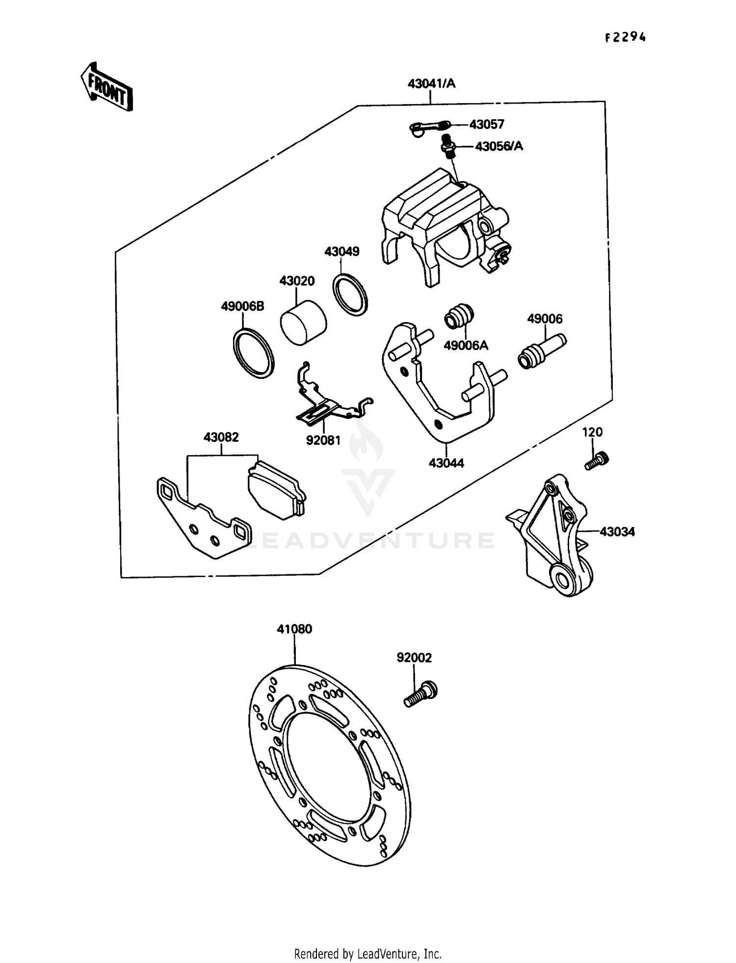 REAR CALIPER