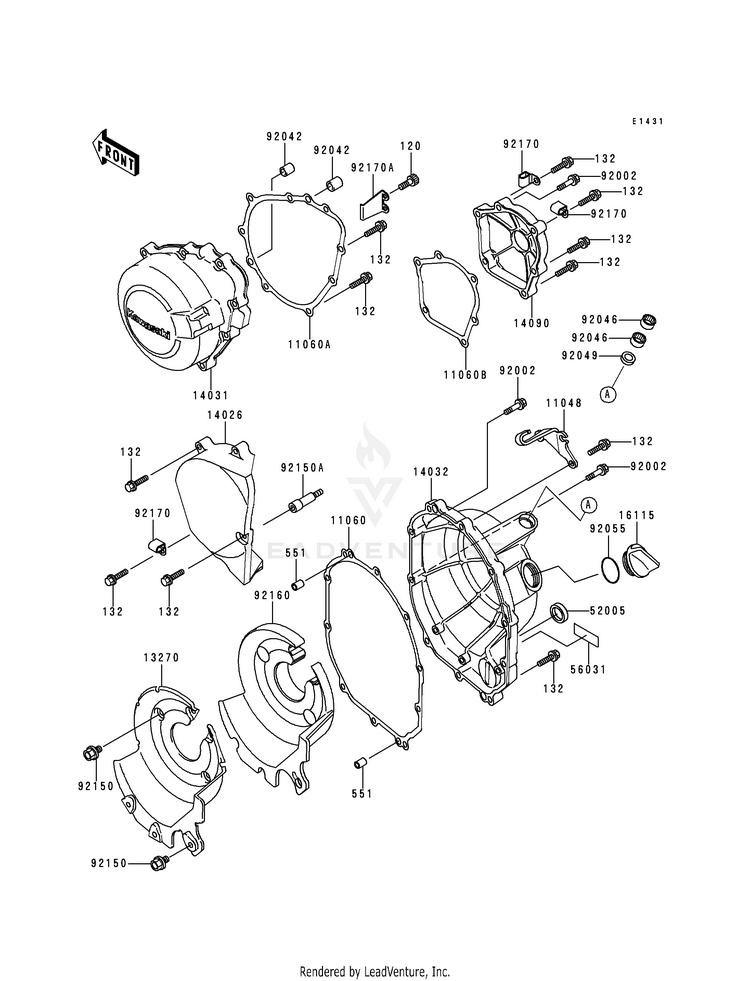 Engine Cover(S) Schematic