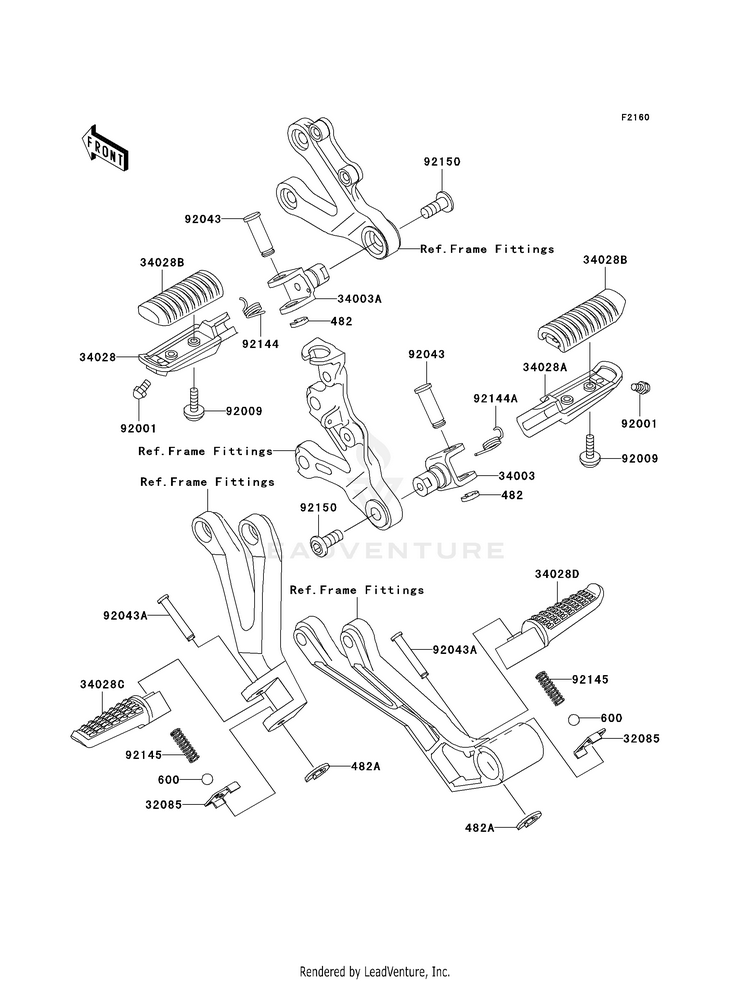 Footrests Schematic
