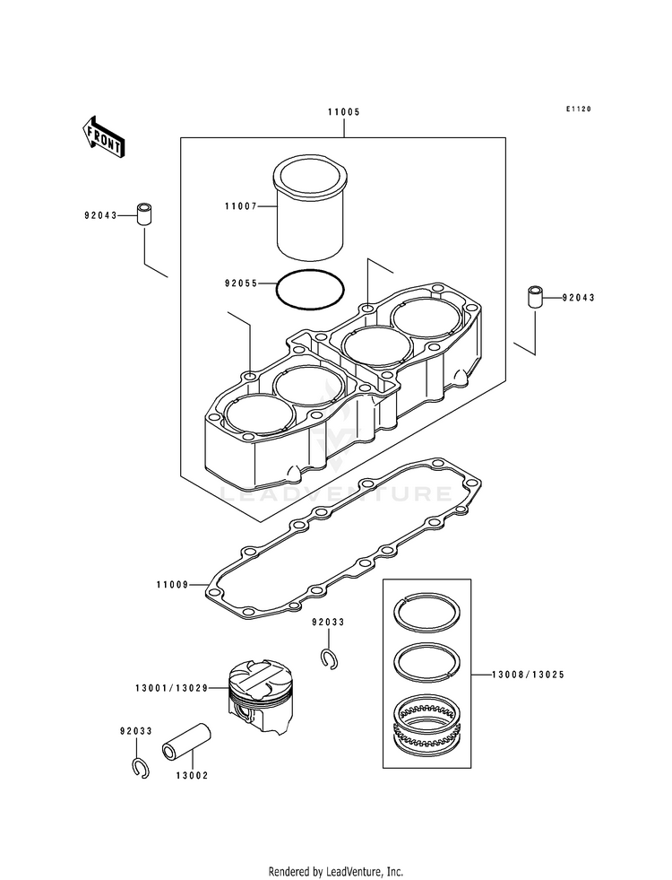 Cylinder/Piston Schematic