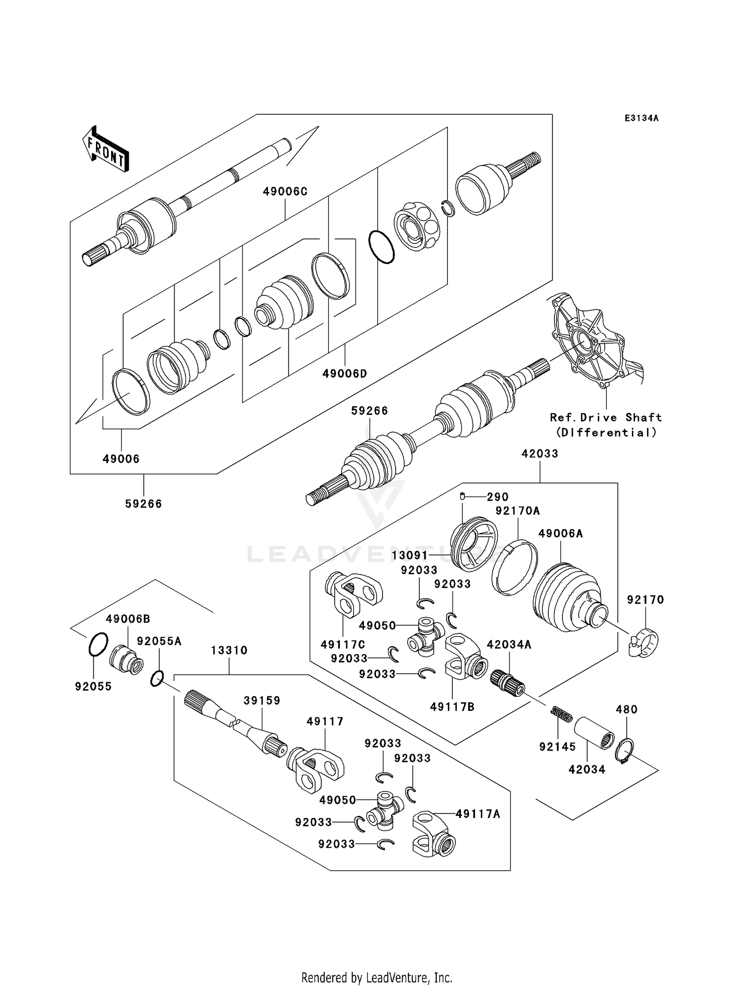 DRIVE SHAFT (FRONT)