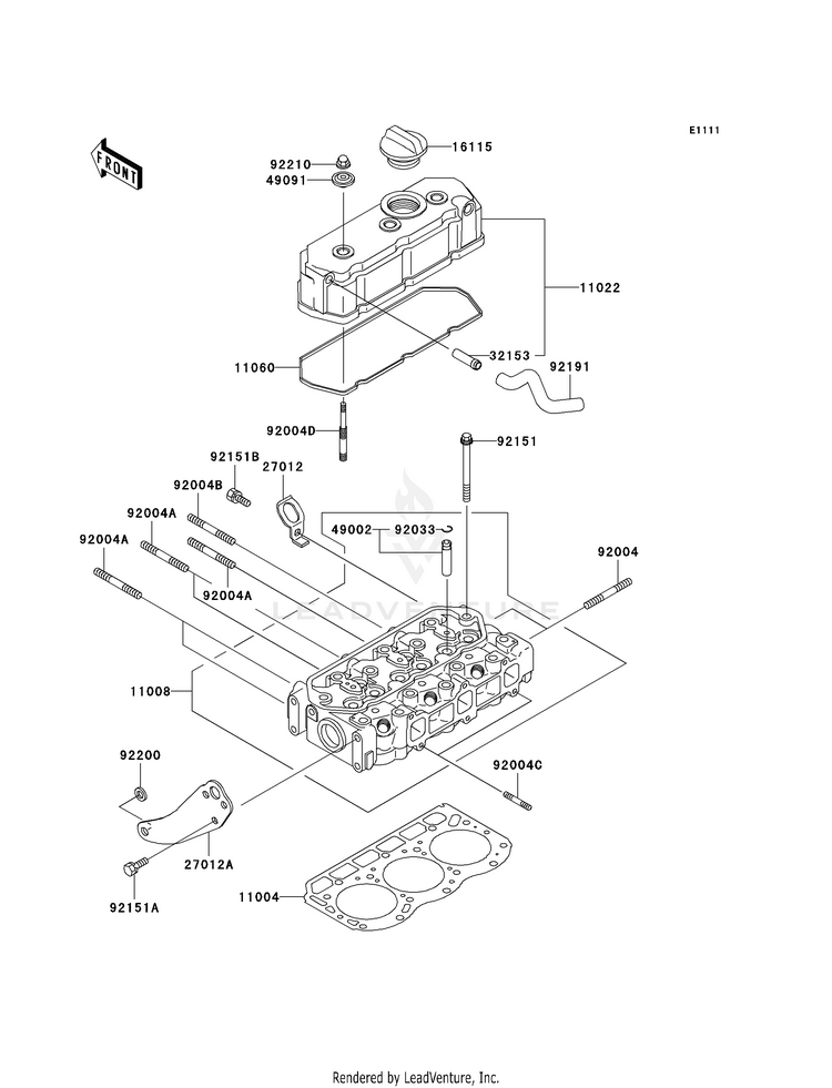 Cylinder Head Schematic