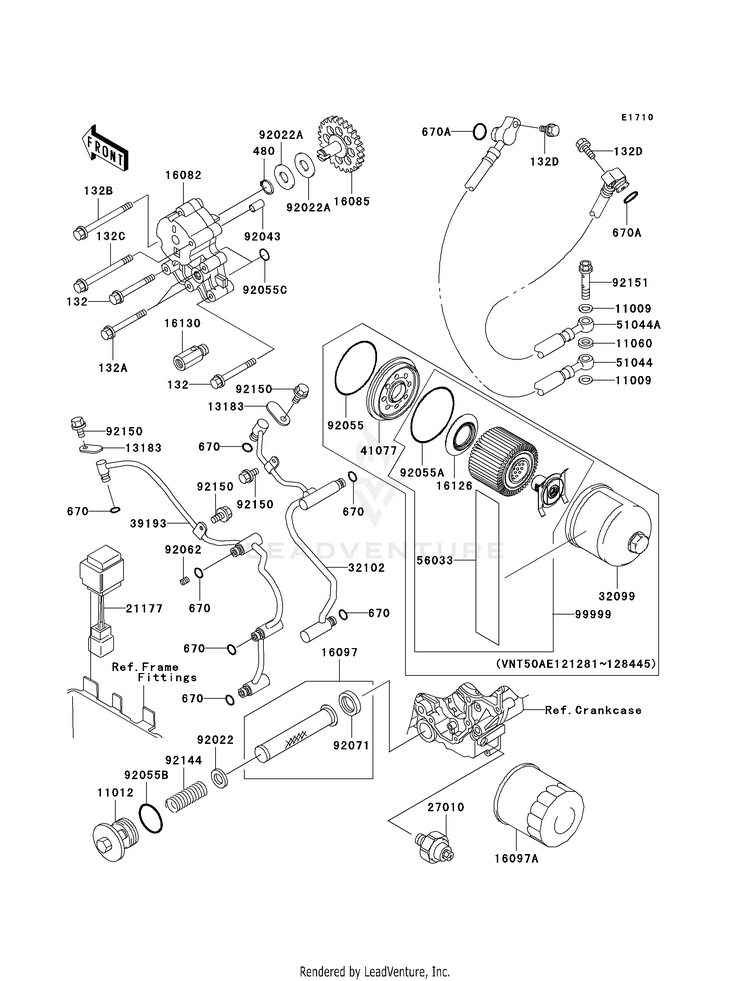 Oil Pump/Oil Filter Schematic