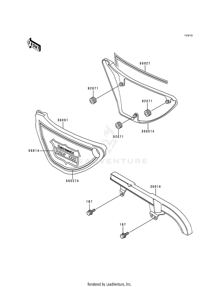 Side Covers/Chain Cover Schematic